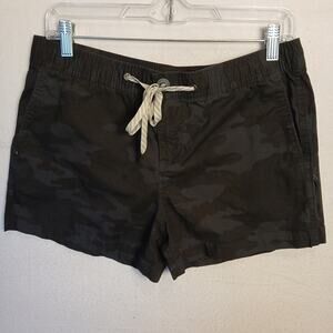 Vuori Camo Shorts Womens Size M Drawstring EUC